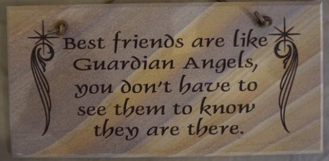 Best Friends are Like Guardian Angels, You Don't Have to See Them to Know They are There
