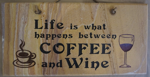 Life Happens Between Coffee and Wine