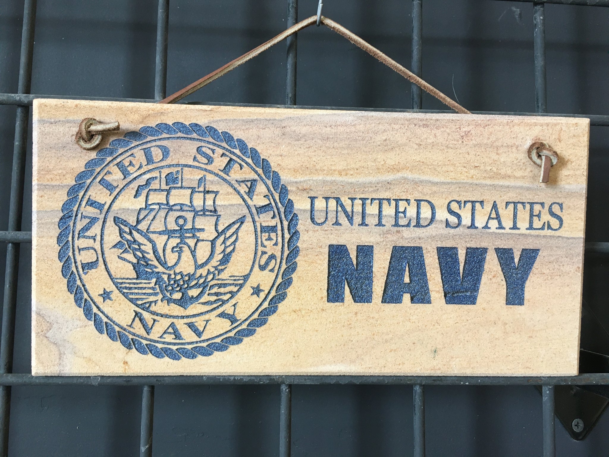 US Navy Stone Sign